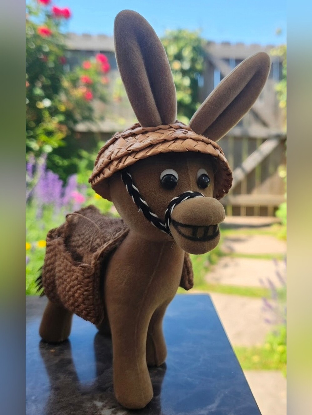 Vintage Fleece Donkey